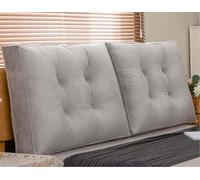 Large Reading Pillow for Bed & Sofa Removable Backrest Cushion Lumbar Support Ideal for Twin Full Size Beds 70x55cm (27x21in) Color 3 Comfortable Soft Cushion for Reading & Relaxation