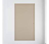 Large Recessed Metal Access Door with Latch, 48 36 32 28 20 in Tall Plumbing Hidden Hole Cover Plate for Outdoor Kitchen/Attic/Balcony/Bathroom(Khaki,W34xH36in/86.4x91.5cm)