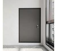 Large Recessed Metal Access Panels 20X20 25X25 30X50 35X60 40X40, Fire Rated Attic Access Door/Wall Hatch Cover Plate, Drywall Inspection Panel For Ceilings, Electrical, Plumbing(Black)(20X45Inch)