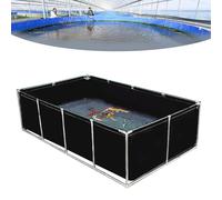 Large Rectangle Above Ground Pool, Durable Pvc Canvas Fish Pond,Sun Protection And Tear Resistance, Sharp Scratches For Garden Aquaculture Pond,Swimmingpool In Garden