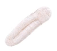 Large Rectangle Shape Plush Hair Clips for Women, 6 white | Elegant Hair Ornament Large Hairpins for Girls Dailywear Non Slip Birthday Party Halloween Costume