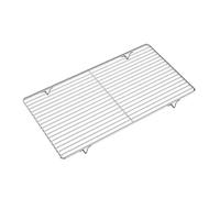 Large Rectangle Stainless Steel BBQ Grate 80x20CMAdjustable 40-100CM Grill Rack for Outdoor Cooking Ideal for Charcoal & Gas Grills Perfect for BBQ Parties and Picnics