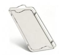 Large Rectangle Tray, Stainless Steel Serving Platters 13.58x7.68x2.36in