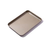 Large Rectangular Nonstick Cookie Sheet Tray for Baking Cakes Oven Safe Carbon Steel Construction Even Heat Distribution Carbon Steel Bakeware