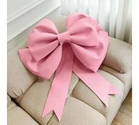 Large Red Giant Bow, Handmade DIY Bow Christmas Bows, Giant Bows DIY Super Large Bow Decoration, Large Decorative Bows Hanging Giant Bow Wedding Car Bows Christmas Bows Giant Decorative Bow