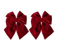 Large Red Holiday Bow 30cm Outdoor Decoration(25 * 30cm) | Outdoor durable construction, resists fading and breakage, ideal for front doors and garden fences, festive charm