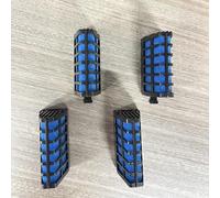 Large Replacement Filter Cartridges Compatible with Aqueon QuietFlow Internal Filter AT30 and AT40, Fish Tank Filter Cartridge Dual-Stage Filtration with Activated Carbon for Aquarium 30/40G, 4-Pack