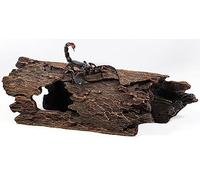 Large Reptile Hide Leopard Gecko Tank Accessories Driftwood for Aquarium Natural Hollow Log for Betta Fish Hideout Bearded Dragon or Ball Python Tank Accessories(13.8")