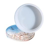Large Resin Silicone Table Moulds, 12.6 Inch Round Silicone Moulds for Table Epoxy Resin Table Moulds for Charcuterie Board, River Coffee Table, Art Home Decoration