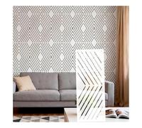 Large Reusable Geometric Wall Stencil 30cmX80cm Reusable Plastic Minimalist Painting Stencil for DIY Accent Wall, Furniture Home Decor, Continuous Line Pattern Template