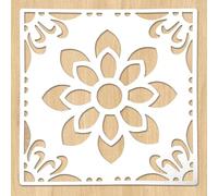 Large Reusable Stencils for Painting Floor, Tile, Patio, 2PCS 12" x 12"