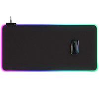 Large RGB Gaming Mouse Pad with 14 Light Modes Anti-Slip Rubber Base Big USB Mouse Pad Thick Luminous Led Desk Gaming Keyboard Mat for Home Office 700x300x4MM