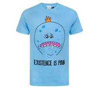 Rick and Morty T-Shirt Mr Meeseeks Existence is Pain Character Blue Tee L