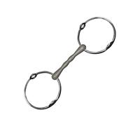 Large ring snaffle bit for resin horse Privilège Equitation