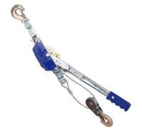 Large Rocker Hand Winch Ratchet Puller Portable Steel Power Puller Come Along Dual Power Puller Cable Hook Anti Reversal Design Improve Safety Towing Load: 1 2 3 4 Ton//25(2t)