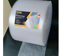 Large Roll of Polythene Bubble Wrap - Premium Air Bubble Packaging For Moving Storage Cushioning Wrapping (10m)