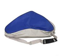 Large Roller Skate Bag with Side Pockets for Ice Skates - Nylon Storage Sack with Adjustable Strap - 39x38x25cm(Blue)