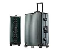 Large Rolling Suitcase with Wheels, Hard Shell Luggage with Aluminum Frame, TSA Approved Carry-On Travel Bag
