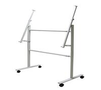 Large Rolling Whiteboard Stand, Adjustable Angle Mobile Dry Erase Board Support Rack,Fits Whiteboard Max Size 120x240cm