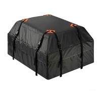 Large Roof Bag 425L Waterproof Car Luggage Storage Box Soft-Shell Design with Secure Buckles for SUVs Vans 112x87x44cm(420D)