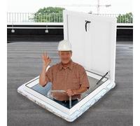 Large Roof Hatch Access Panel55x55cm Emergency Exit Lid for Cellar Attic Stairway & GarageDurable Security Cover for Easy Maintenance and Access