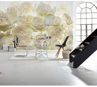 Large Rose Wallpaper Wall Mural Living Room Bedroom Beauty Studio Pink Flowers