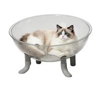 Large Round Cat Nest - Clear Bowl Bed, Comfortable Anti Scratch Pet Rest