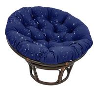 Large Round Chair Cushion, Thick Outdoor Rocking Chair Cushion, Rattan Hanging Basket Cushion, Egg Nest Replacement Pad For Outdoor Garden, Balcony And Living Room,Navy,40×40