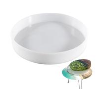 Large Round Epoxy Molds - Transparent Silicone Resin, Art Ornament Mould, DIY Quicksand Table Casting Tool, Durable Mirror Design | Epoxy Resin Mold for Charcuterie Board Home