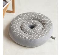 Large Round Floor Cushions with Handles, 5 inch Thick Flexible Seating for Classroom Elementary, Soft Breathable Meditation Cushion Pillow, Round Sitting Pillows for Tatami or Yoga, 18x18 inch, E