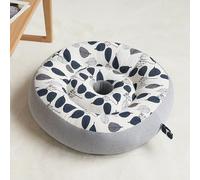 Large Round Floor Cushions with Handles, 5 inch Thick Flexible Seating for Classroom Elementary, Soft Breathable Meditation Cushion Pillow, Round Sitting Pillows for Tatami or Yoga, 18x18 inch, C