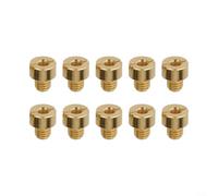 Large Round Main Jets for Mikuni Carb #155 to #205 Solid Brass Replacement Parts for Street Offroad Motor Vehicles