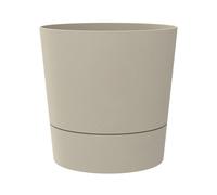 elho Foss Round 35cm - Indoor Plant Pot - 100% Recycled Plastic - Ø 34.5 x H 34.1 cm - Beige/Mushroom Beige
