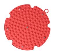 Large Round Reflexology Mat for Feet - Raised Massage Points Particle Foot acup0int Mats | Anti Fatigue acpressure Massage Pad | Foot Relaxation Circulation Mat for Home Office Wellness Use