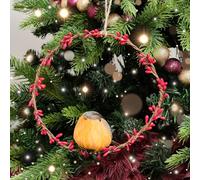 Large Round Robin Wreath Hanging Decoration - 20cm