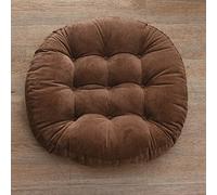 Large Round Seat Cushion 55x55cm Thick 10cm Soft Chair Pads for Garden Kitchen Dining Room Office 2PC Warm Cushions for Comfort & Style
