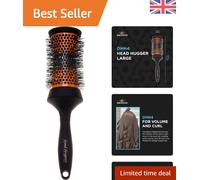 Large Round Vented Curl Brush - For All Hair Types - Curls, Volume & Shine