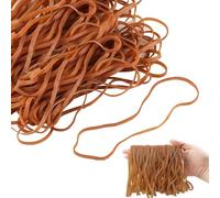 Large Rubber Elastic Bands Large Heavy-Duty Rubber Bands, Strong and Thick for School Home Office Supplies Industrial Crafts DIY Everyday Use, 125 Pcs(Brown 320mm x 4mm)