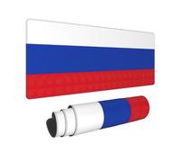 Large Russian Flag Print Mouse Pad Office Desk Mat Keyboard pad for Gaming Office&Home,11.8 x 31.5 in