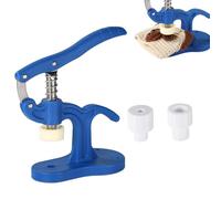 Large Safety Eye Tool for Amigurumi Crochet & Stuffed Animals, 5-45mm Crocheting Eyes Auxiliary Tool with Adapters Professional for Big Special Safety Eyes Making Supplies (Blue)