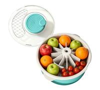 Large Salad Spinner Hand Cranked Cleaning Quick Drying Multipurpose Bowl