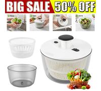 Large Salad Spinner Veg Leaf Colander Drainer Dryer - KitchenAid Bowl Spinner