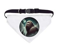 Large 'Sasquatch By Moonlight' Dog/Cat/Pet Bandana (PD00061466)