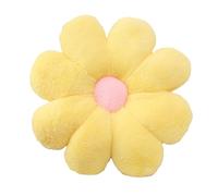 Large Satin Pillowcase Flower Shaped Cushion Plush Sofa Pillow. Soft And Cozy. Adds A Touch Of Elegance To Your Home. Ideal For Comfort And Decoration. Faux Shams (C, 50X50X6cm)