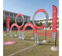 Large Scale FPV Drone Race Course, RC Drone Obstacle Game Loop Gate System, Racing Practice Track Gates for Single Or Multiplayer Matches(Style c)