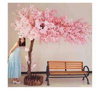 Large scale simulated pink cherry blossom wishing tree symbolizes love and hope.restaurants, hotels, weddings, parties, landscape decoration, simulated tree(002,2.5x2.5m/8.2x8.2ft)