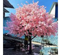 Large-Scale Simulation of Cherry Trees, Artificial Tree, Peach Trees, Green Plants, Decorative Landscaping, Shopping Malls, Wishing Fake Trees,2x1.5m/6.6x4.9ft