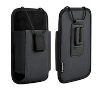 Large Scanner Holster, Rugged Vertical Carrying Case Pouch for Zebra TC75x, TC75, TC70x, TC70, TC72, TC77, M60, MC65, MC67 Mobile Computer Handheld Barcode Scanner Holder with Metal Belt Clip (Grey)