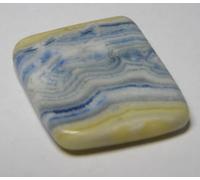 Large Scheelite in Calcite Slice 3.4 x 2.8 cm 11.46 gm Lapis LACE Onyx #B