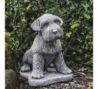 Large Schnauzer Stone Dog Garden Ornament